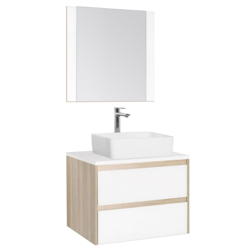 Мебель для ванной Style Line Монако 70 Plus, ориноко/бел лакобель