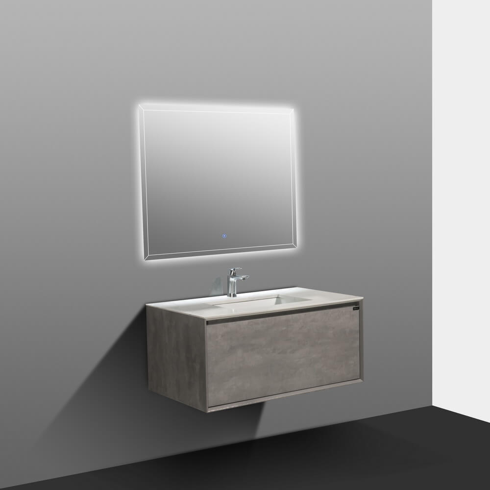 Мебель для ванны Black & White Universe U909.1000 серый
