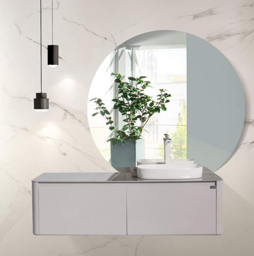 Мебель для ванны Black & White Universe U915.1400 R серый/коричневый