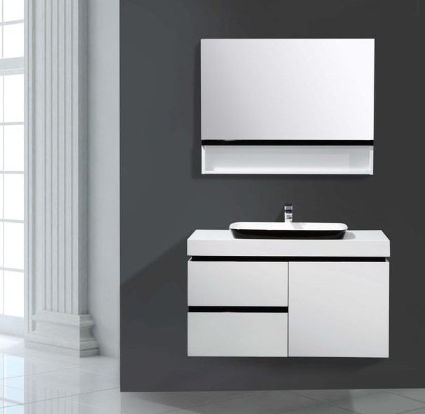 Мебель для ванны Orans BC-6019-1000 белый/черный