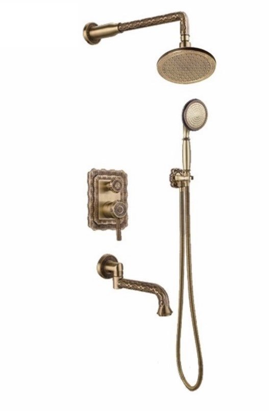 Душевой комплект Bronze de Luxe Windsor 10137R для ванны и душа