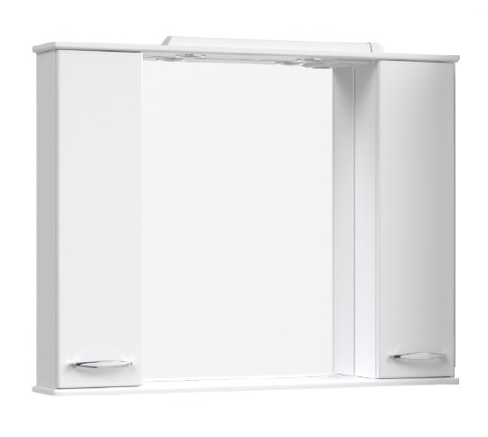 Зеркало со шкафчиками Vod-ok Колумбия 105 белое