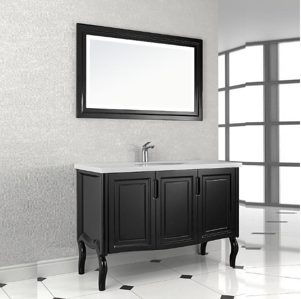Мебель для ванны Vod-ok Эльвира 110 дверцы черный