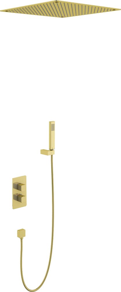 Душевой комплект Timo Petruma SX-5029/17SM brush gold с термостатом