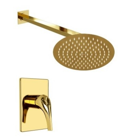 Душевой комплект WasserKraft Sauer А71183 золото