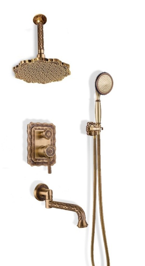 Душевой комплект Bronze de Luxe Windsor 10137/1F для ванны и душа