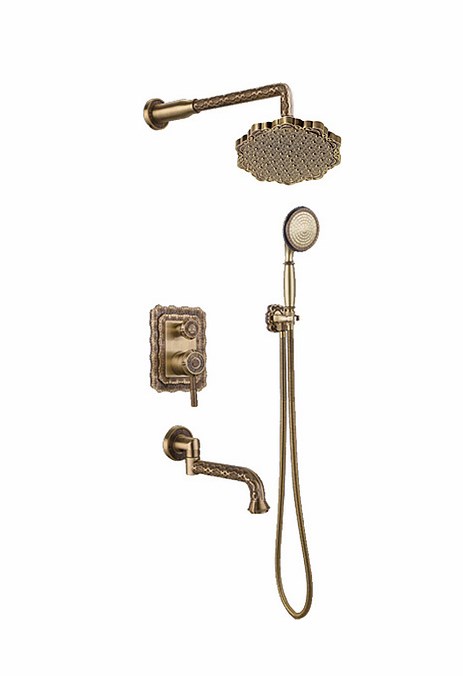 Душевой комплект Bronze de Luxe Windsor 10137F для ванны и душа