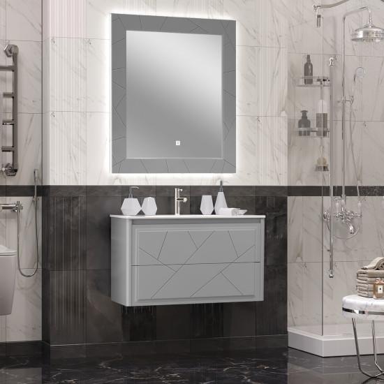 Мебель для ванны Opadiris Луиджи 90 серый